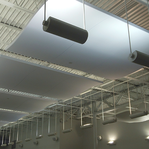 
WHISPERWAVE Ceiling Clouds, Panels, Baffles and Awnings
